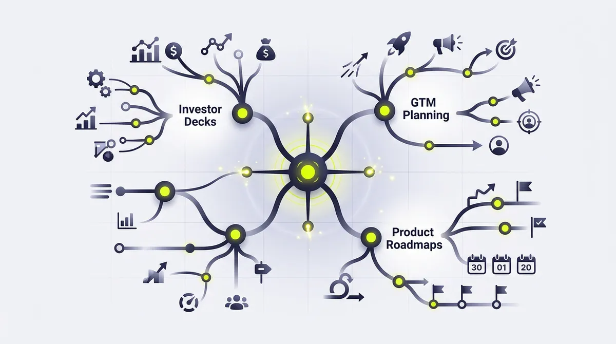 Mind Map Templates for Startup Founders: Investor Decks, Product Roadmaps, and GTM Plans in Seconds